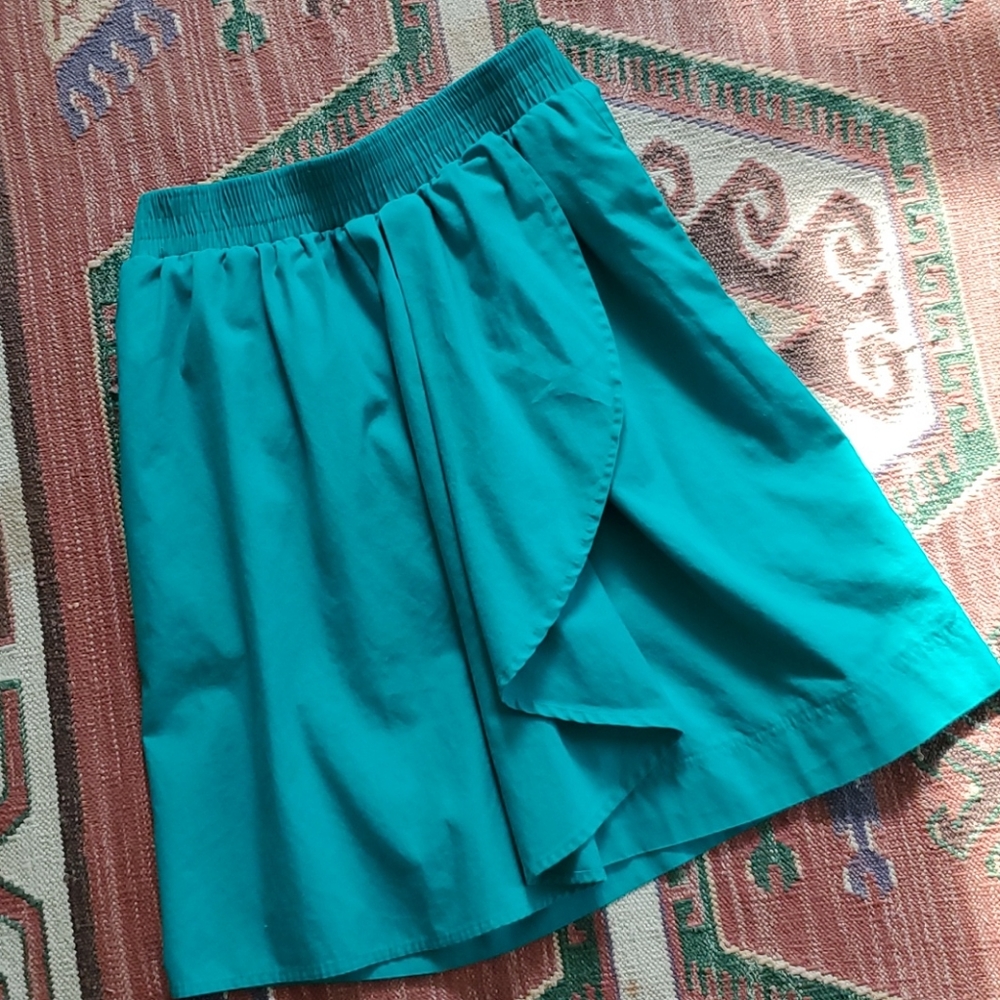 Vintage Bentley Arbuckle Ruffle Faux Wrap Skirt